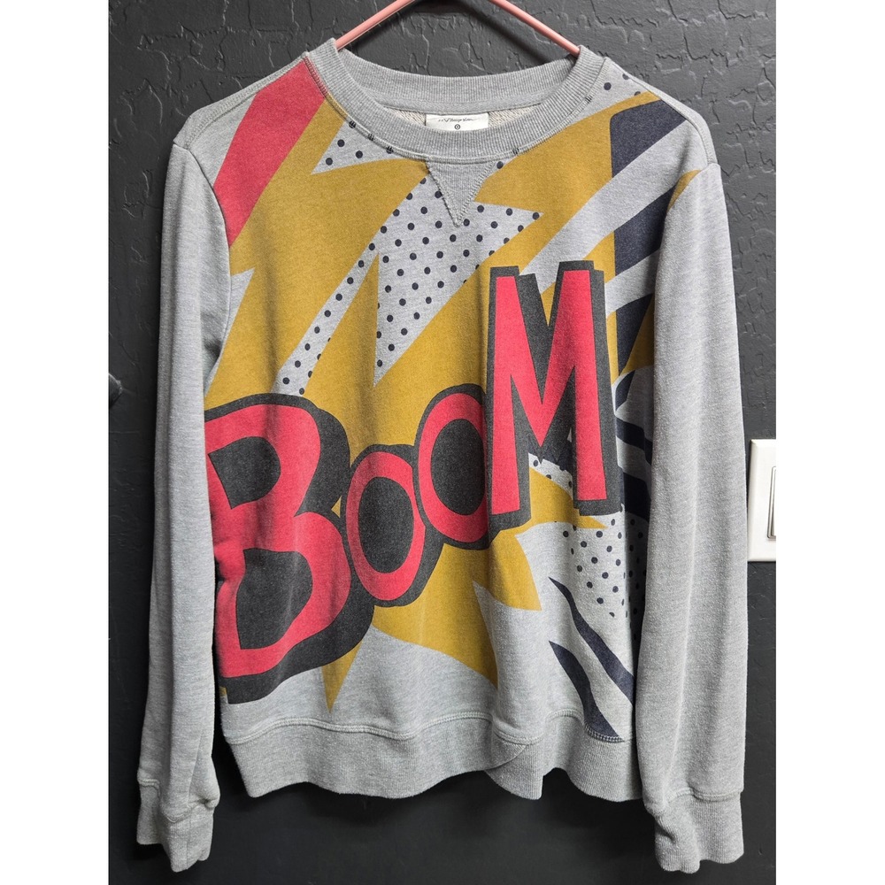3.1 Phillip Lim Target 20th Anniversary Boom Pop Art Graphic Sweatshirt Gray L